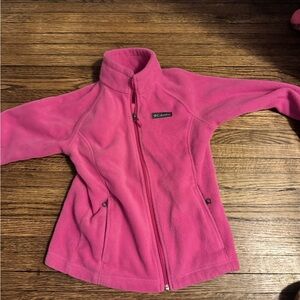Columbia Kids Bright Pink Fleece Jacket